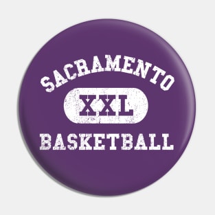 Sacramento Basketball Pin