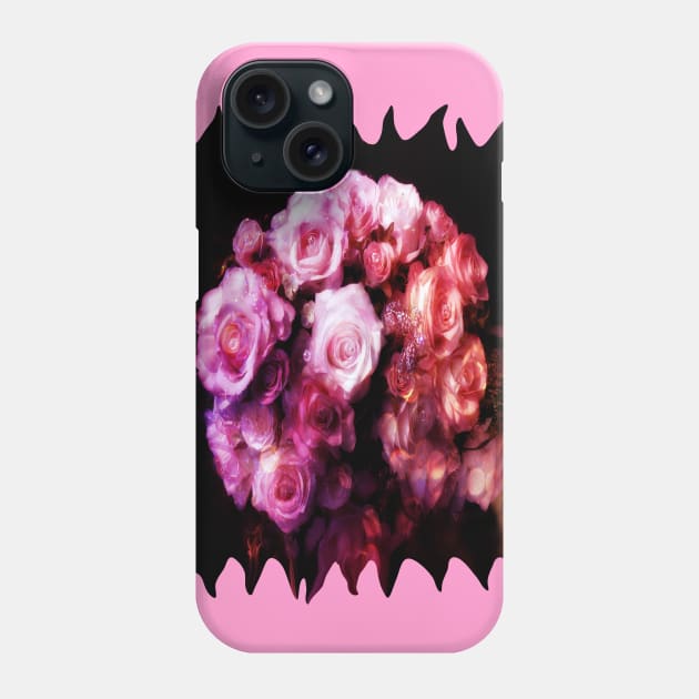 The Crystal Rose Bouquet Phone Case by distortionart