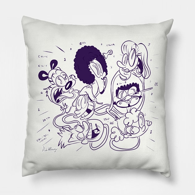 Nerdganism Pillow by D.J. Berry