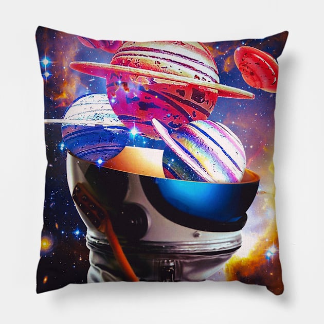 Inner Worlds Pillow by SeamlessOo