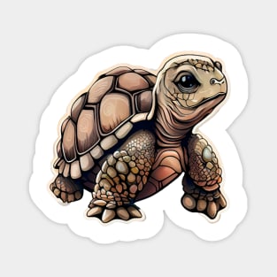 A BROWN TURTLE CUTE Magnet