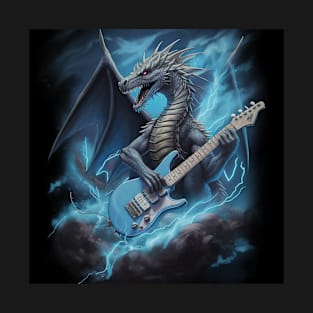 Lightning Dragon Rockin Out T-Shirt