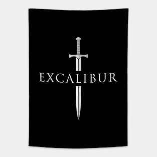 Excalibur The Legendary Sword in the Stone Emblem Tapestry