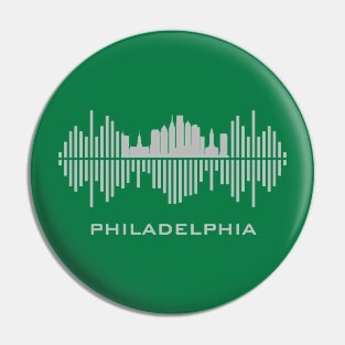 Philadelphia City Soundwave Pin