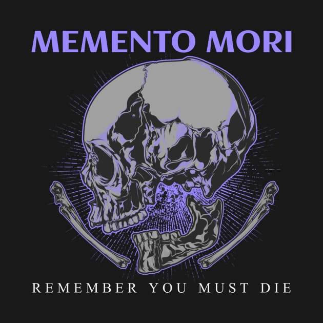 Stoic Memento Mori Skull by Autonomy Prints