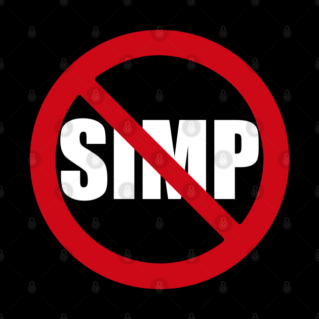 STOP SIMPING - ANTI SIMP series 1 white by FOGSJ