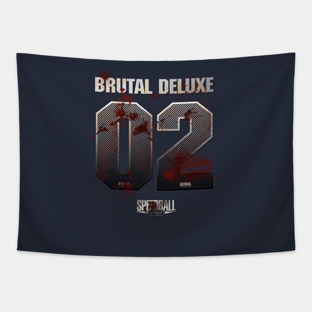 Brutal Deluxe Shirt Tapestry by RetroCheshire