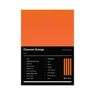 Channel Orange Tracklist (Inverted) T-Shirt