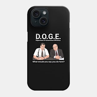 D.O.G.E. Department of Government Efficiency Phone Case