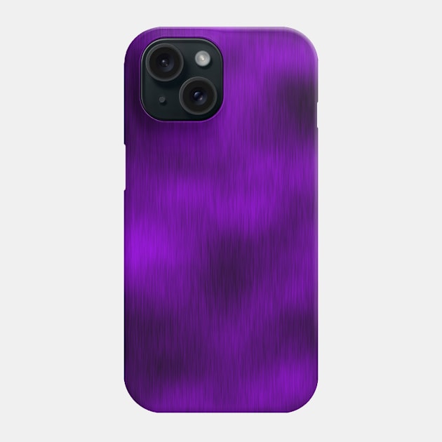 Brushed Steel- PURPLE Phone Case by Veraukoion