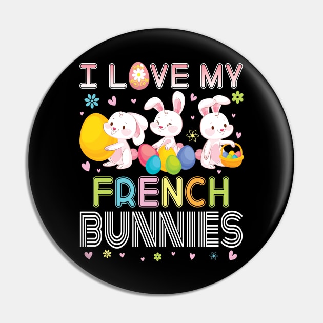 Color Flower Easter Eggs Happy Me I Love My French Bunnies Pin by bakhanh123