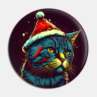 Christmas Cat Pin