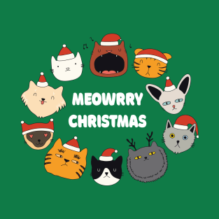 Meowrry Christmas T-Shirt