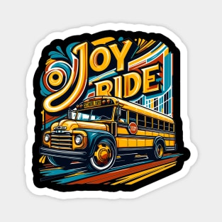 School Bus, Joy Ride Magnet