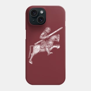 Charging Knight on Horse Phone Case