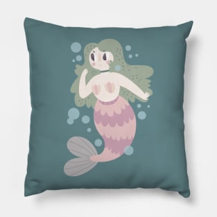 Sneaky Mermaid Pillow