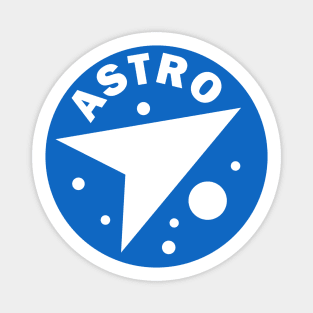 Tente Astro Logo - Outer Space Emblem Magnet