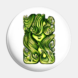 Luscious Locks - Lime Punch Pin