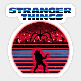 Eddie Munson Guitar - Stranger Things Sticker for Sale by VioletRae