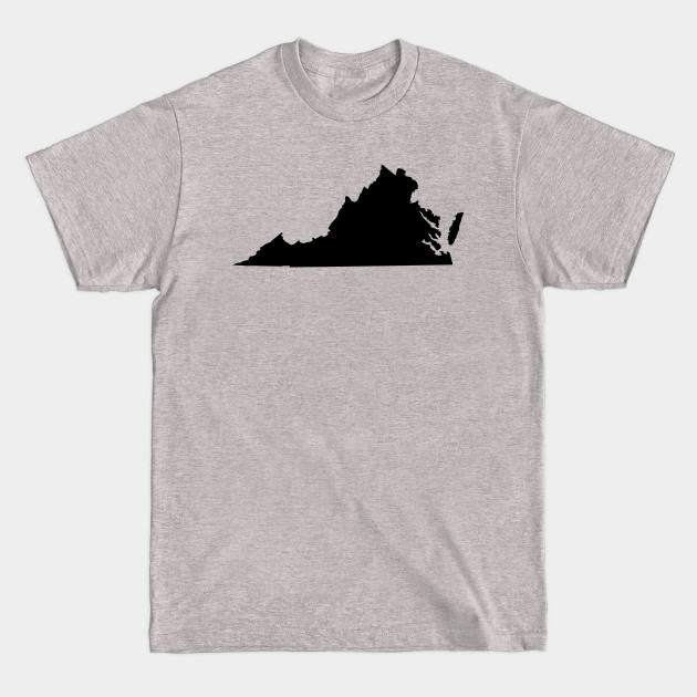 Discover Virginia Black - Virginia - T-Shirt