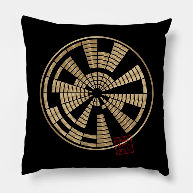 Crop Circle #160 Pillow by MagicEyeOnly