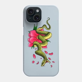 Snake and Blossom Phone Case