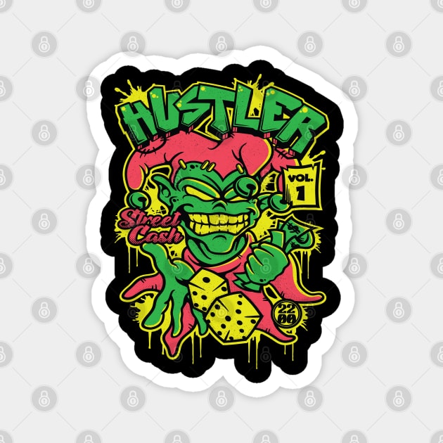 Hustler Street Cash Magnet by Pixeldsigns