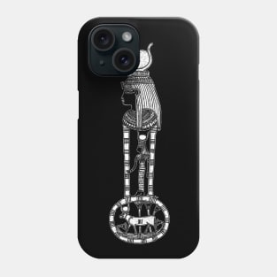 Ancient Egyptian Menat Counterweight with Goddess Hathor Phone Case