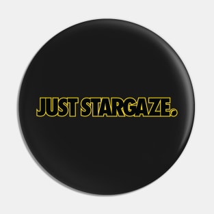 Just Stargaze YELLOW+BLACK Pin