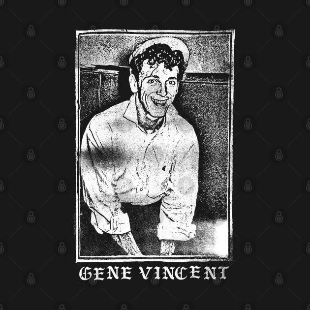 Gene Vincent // Rockabilly Faded Style Fan Design by DankFutura