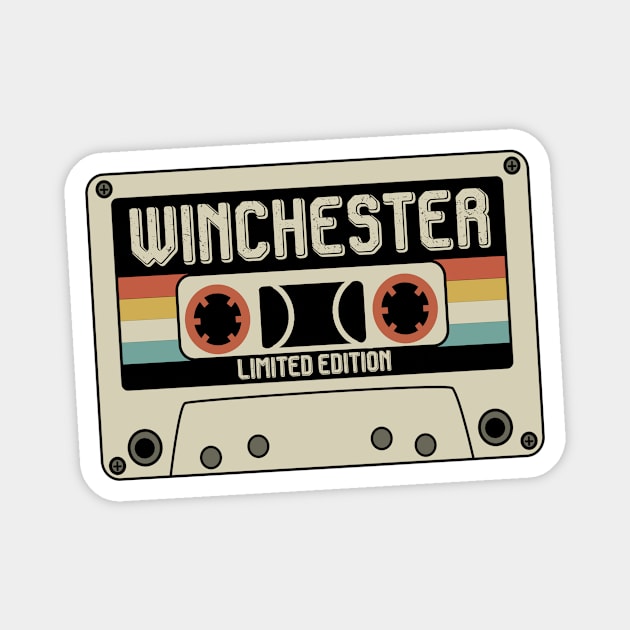 Winchester - Limited Edition - Vintage Style Magnet by Debbie Art