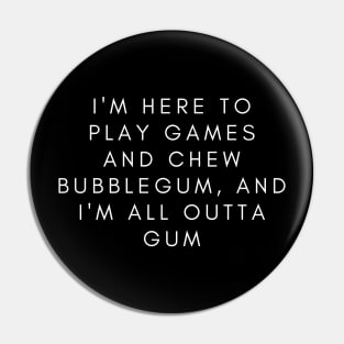 Gaming design Funny Gamer Pin