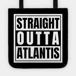 Straight Outta Atlantis Supernatural Underwater City Kraken Loch Ness Monster Tote