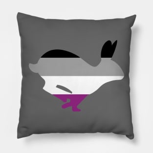 Pride Animals- Asexual Rabbit Pillow