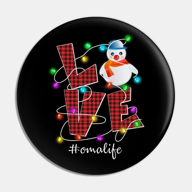 Love Christmas Omalife Decoration Costume Gift Pin by Ohooha