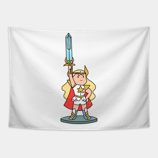 Mini she-ra Adora Tapestry by moonfist