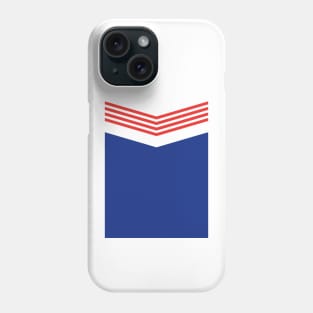 Leicester City 1976 Retro Blue, White & Red Phone Case