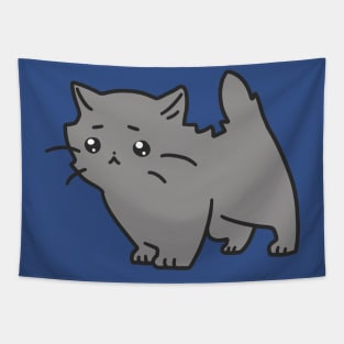 Sad Blue Persian Kitten Tapestry