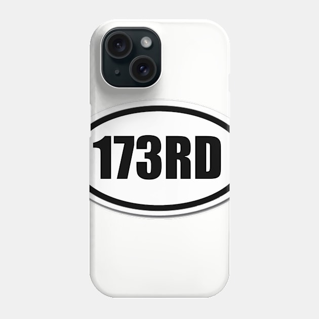 173RD Airborne Oval V.1 Phone Case by thomtran