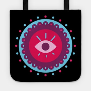 Eye Red and Blue Tote