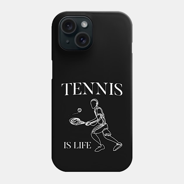 Tennis is Life Phone Case by JoeStylistics
