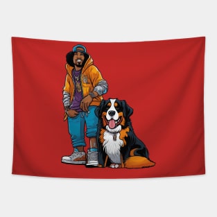 Rappers with Puppies Tapestry