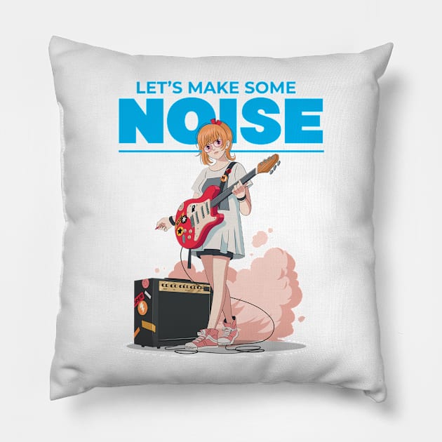 Let's Make Some Noise Pillow by Wilcox PhotoArt