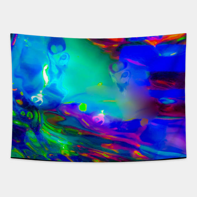 Jelly Rainbow Water Tapestry by wildjellybeans