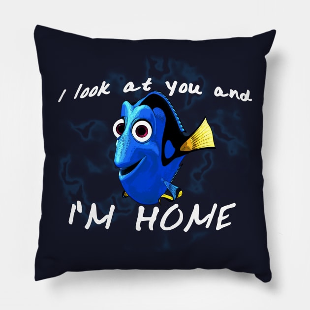 I look at you and I'm home Pillow by CursedRose