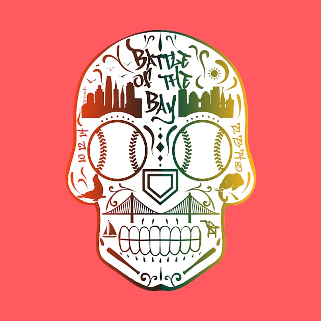 Battle of the Bay Sugar Skull by StickyHenderson