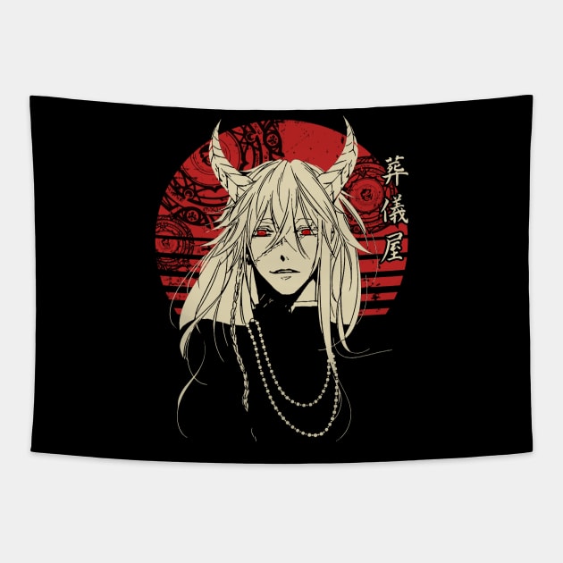 Undertaker Black butler Tapestry by nataly_owl