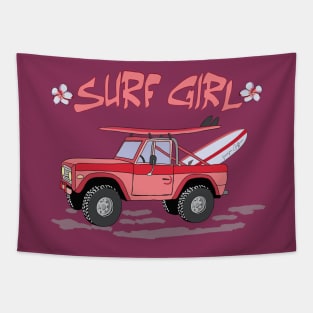 surf girl, chasing waves Tapestry