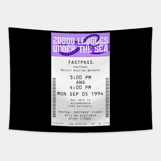 20,000 Leagues Under the Sea Fastpass Tapestry by Florida Project