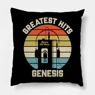 Greatest Hits Genesis Pillow